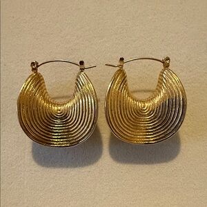 Elegant Gold Hoop Earrings